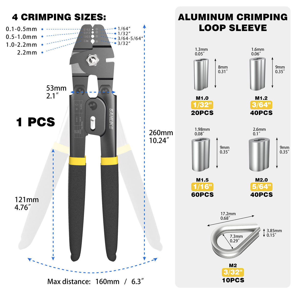 Wire Rope Swage Order wire rope crimping tool swaging tool – sanuketools