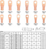 120pcs Copper Lugs Assortment