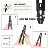 Swaging Tool Kit with Bag(Black Red)