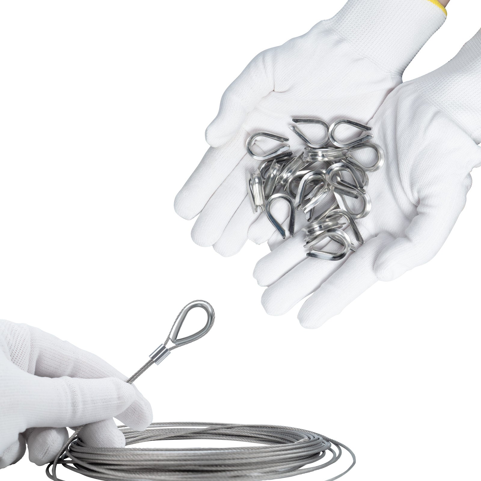 Sailing Thimbles, Stainless Steel Wear Resistant Wire Rope Thimble