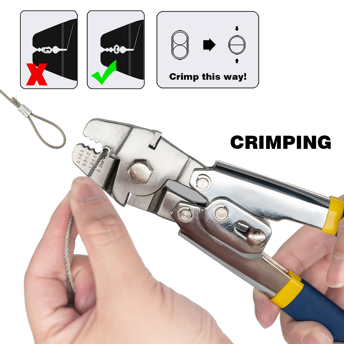 wire rope crimping tool – sanuketools