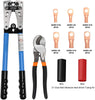 Battery Lug Crimping Tool Kit with Cable Cutter