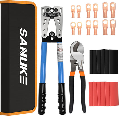 Battery Crimping Tool Kit with Bag