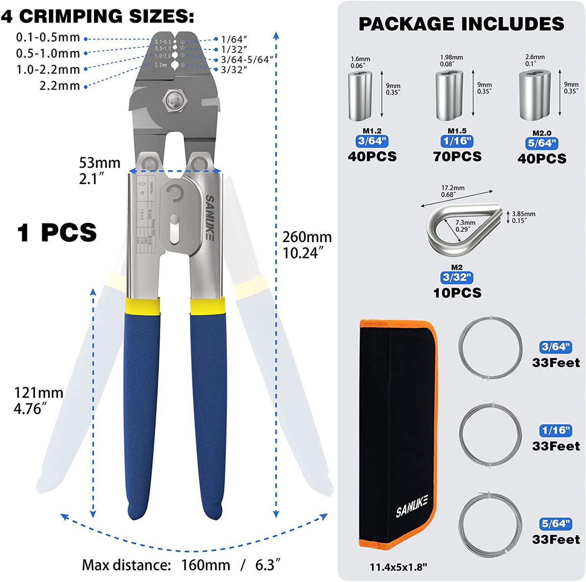 wire rope crimping tool swaging tool – sanuketools