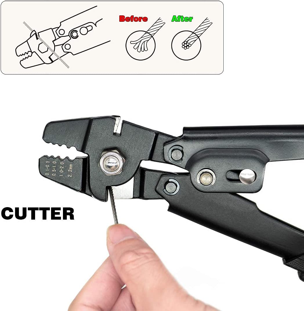 wire rope crimping tool swaging tool – sanuketools